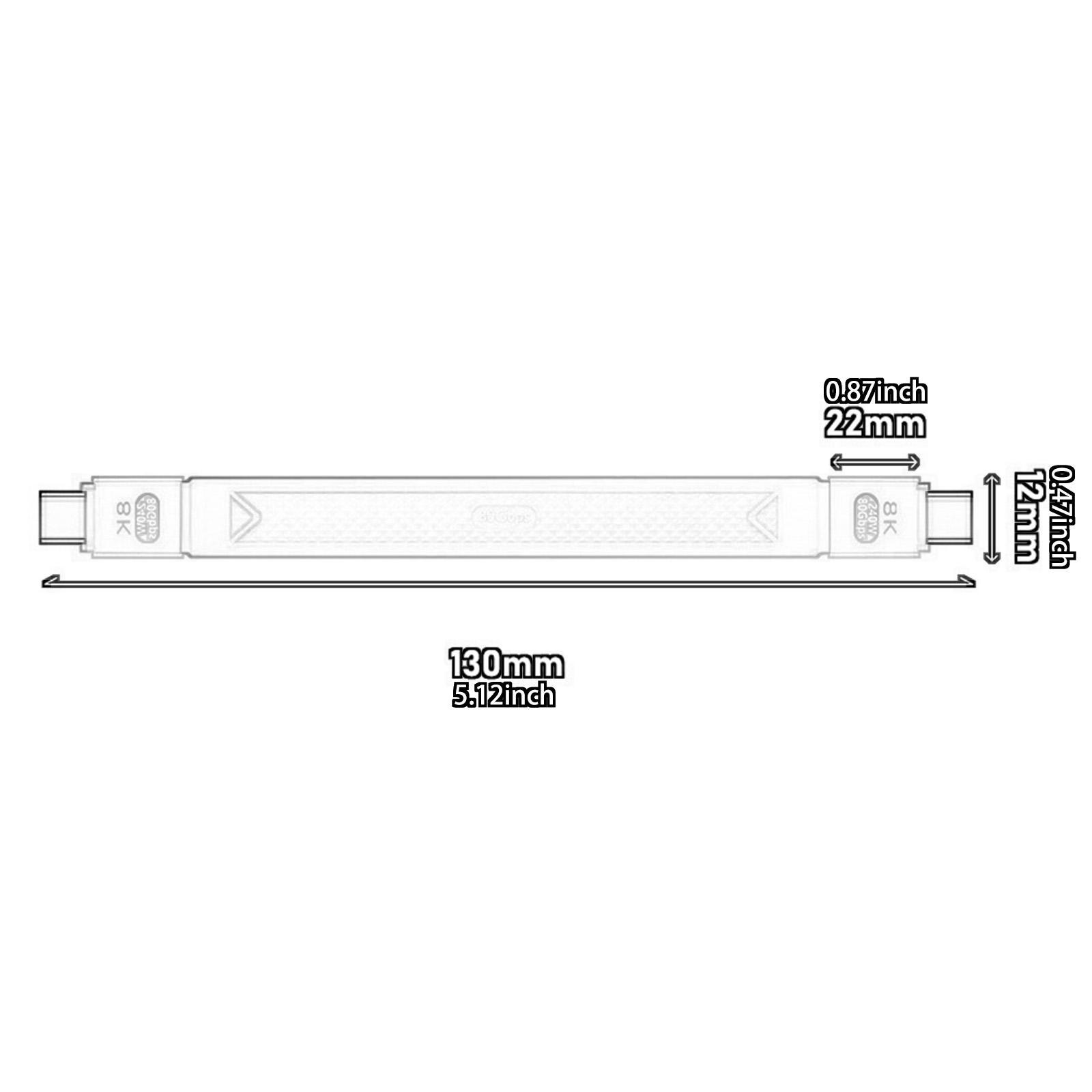 Gaming Console Connect With Phone - USB C-USB C 나일론 편조 240W