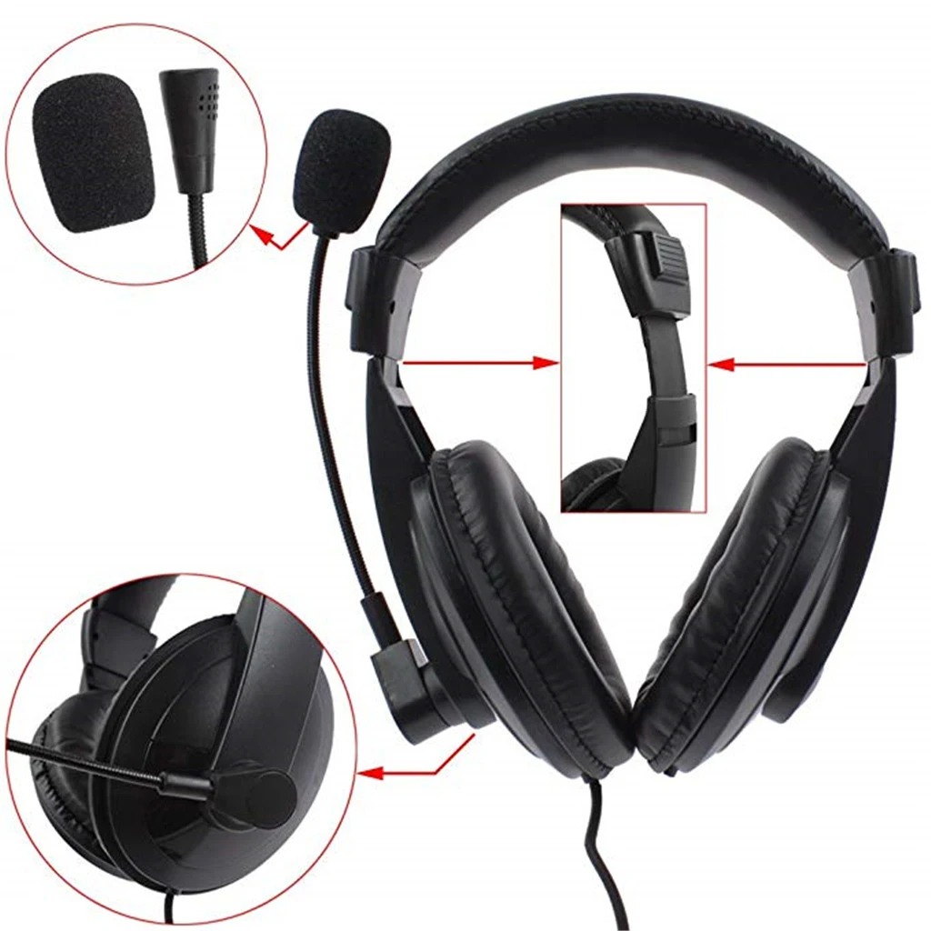 Gaming Headset Wired - 2Pin Baofeng 게임용 유선 헤드셋 이어폰
