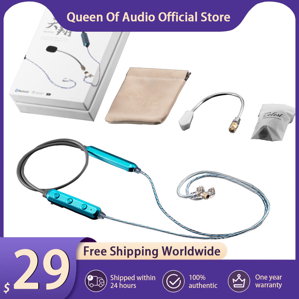 Gaming Headset Wired - Celest SkySoar 이어폰 케이블 넥밴드 블루투스(분리형