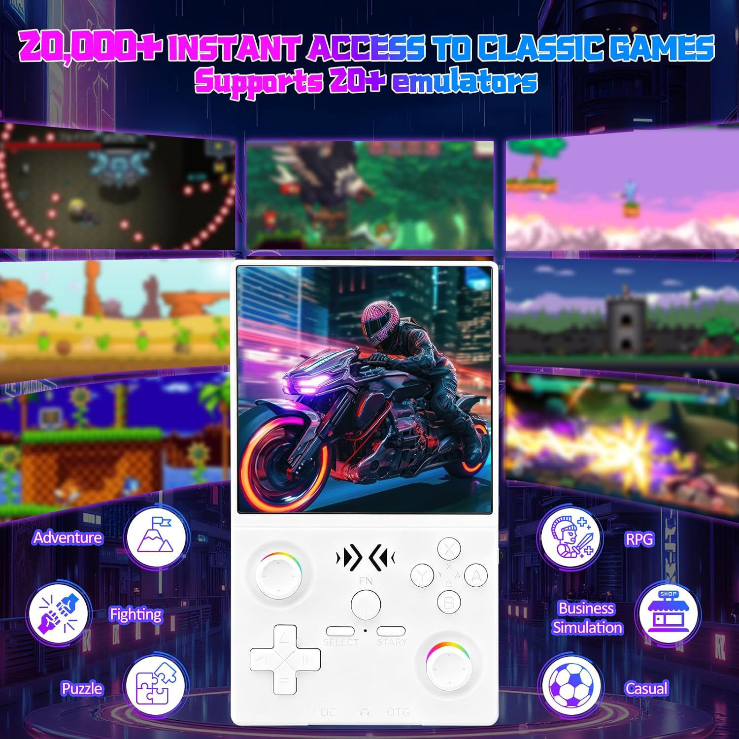 FLLBW XF40V 레트로 휴대용 게임 콘솔 4.0인 - Gaming Console Handheld Android 리뷰 및 가격