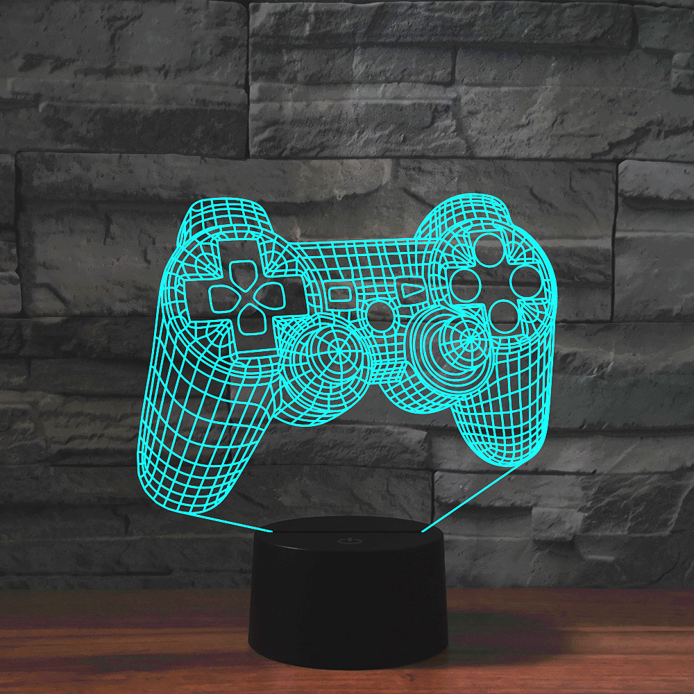 3d Illusion Night Lamp 게임 룸 게임 - Gaming Console Icon 리뷰 및 가격