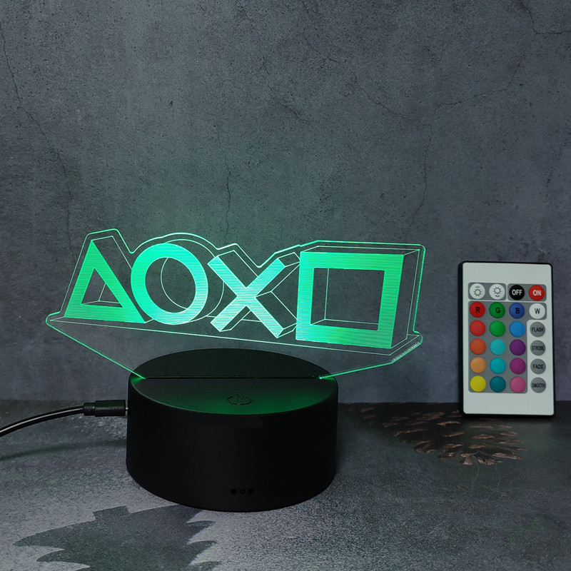3d Illusion Night Lamp 게임 룸 게임 - Gaming Console Icon 리뷰 및 가격