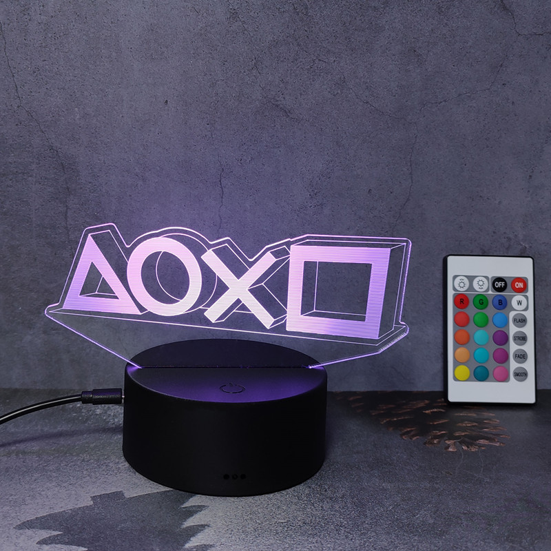 3d Illusion Night Lamp 게임 룸 게임 - Gaming Console Icon 리뷰 및 가격