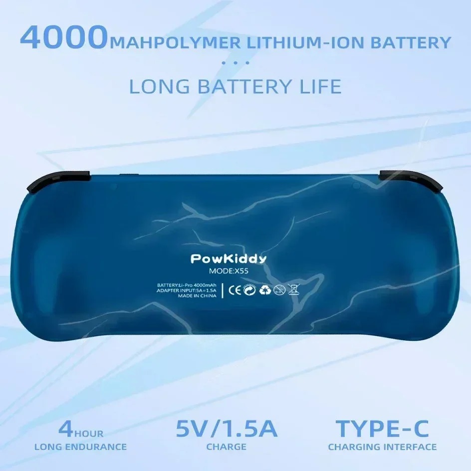POWKIDDY X55 휴대용 게임 콘솔 레트로 비디오 - Gaming Console Handheld Android 리뷰 및 가격