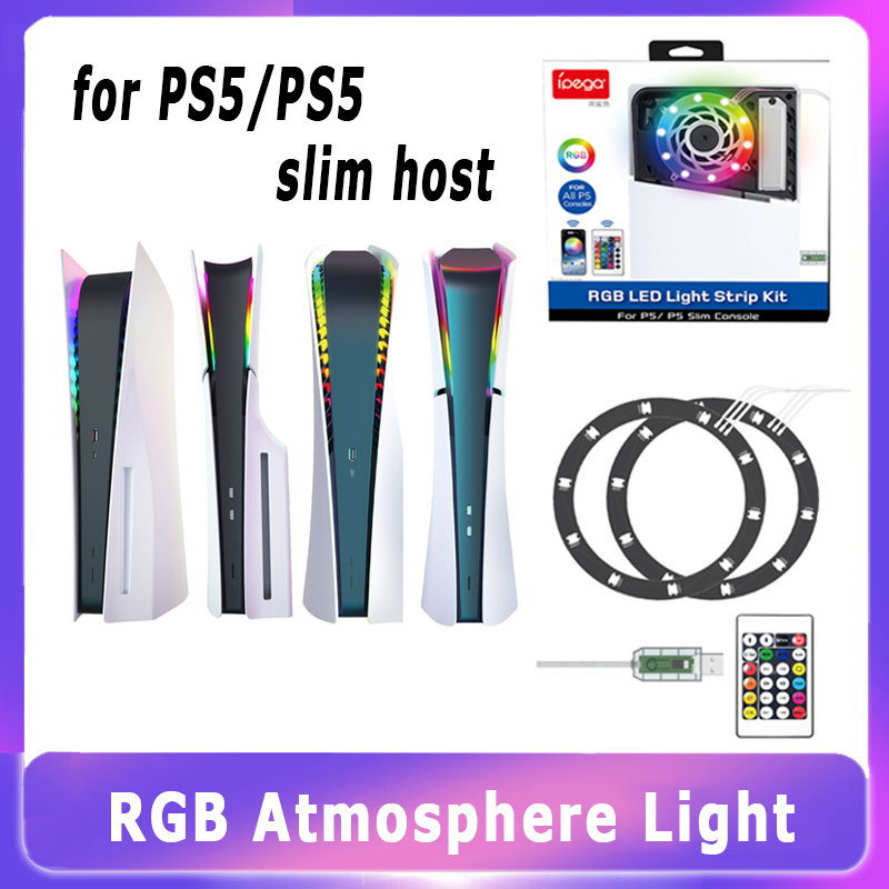 PS5/PS5 슬림 콘솔 용 RGB LED 조명 전화  - Gaming Console App 리뷰 및 가격