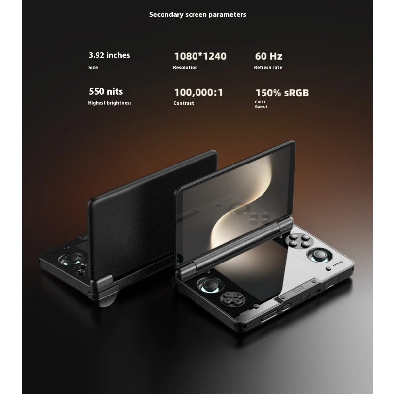 6인치 1080P 120Hz 듀얼 스크린 플립형 휴대용 - Gaming Console Handheld Android 리뷰 및 가격