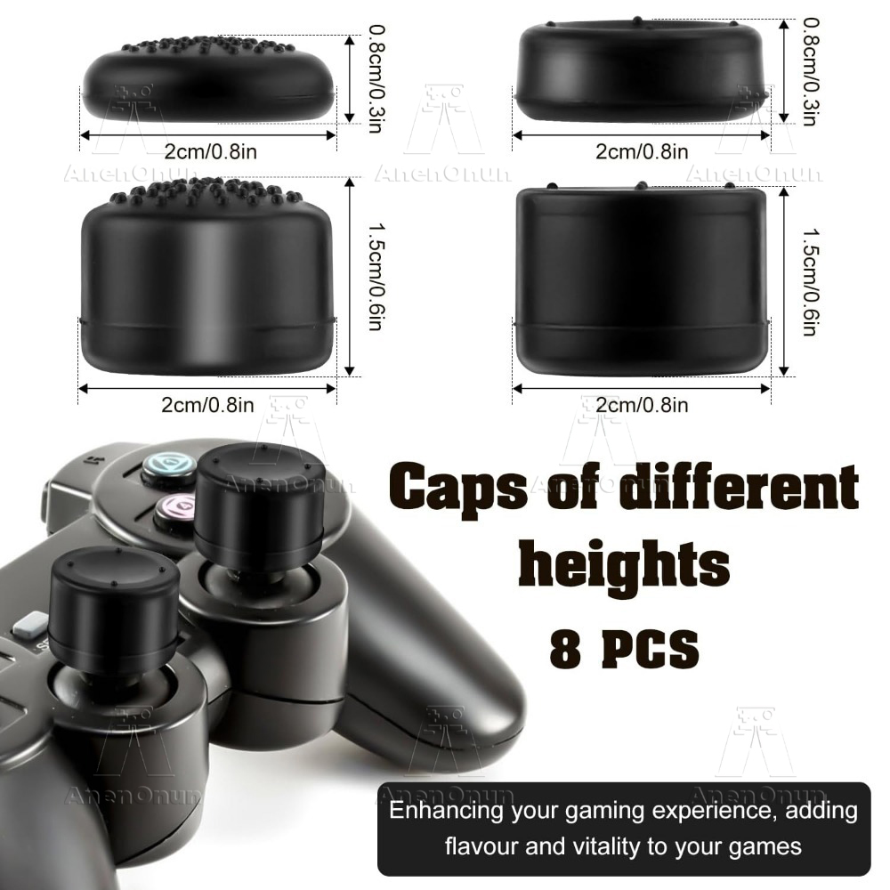 엄지 그립 캡 컨트롤러 조이스틱 캡 하이 퀄리티 실리콘 - Gaming Console Pc 리뷰 및 가격